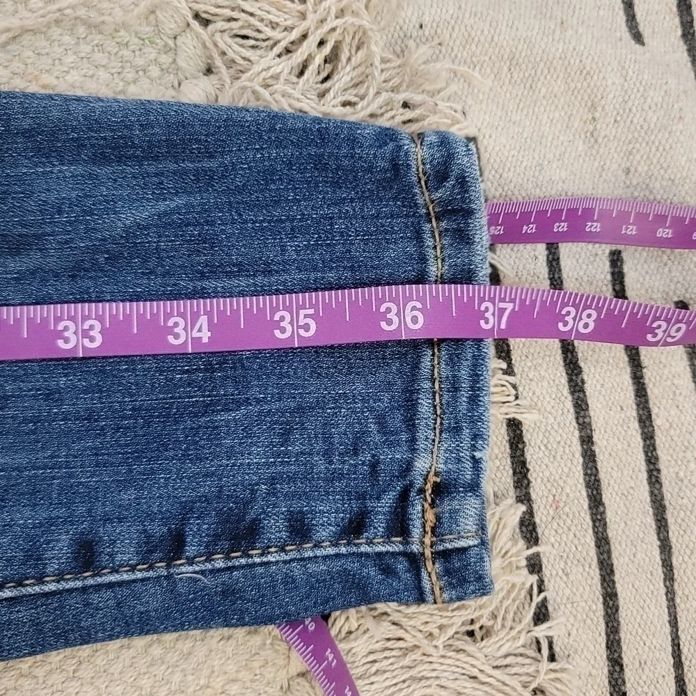 PILCRO & THE LETTERPRESS for Anthropologie HIGH RISE DENIM LEGGING sz 25
